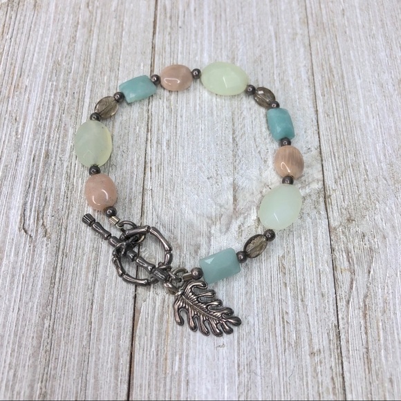 Studio Barse Jewelry - Barse Genuine Stone Beaded Sterling Bracelet